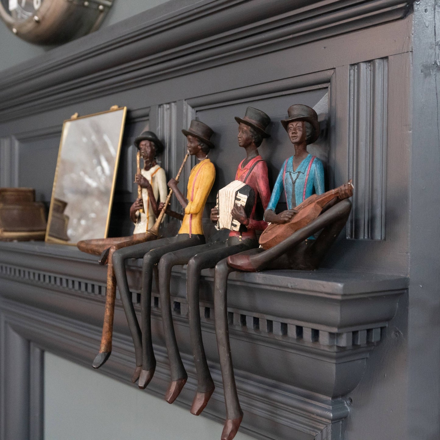 Sitting Jazz Band Ornament - Saxophonist