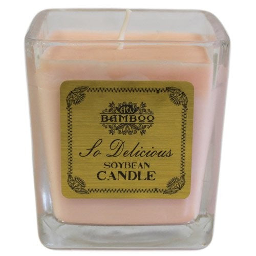Soybean Wax Scented Candle in Chunky Jar - So Delicious