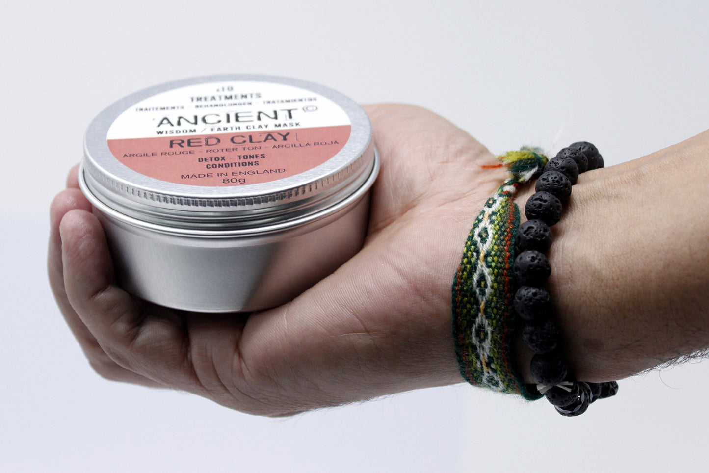 Clay Face Mask - Red Clay -Detoxifying, Toning & Conditioning - 80 g