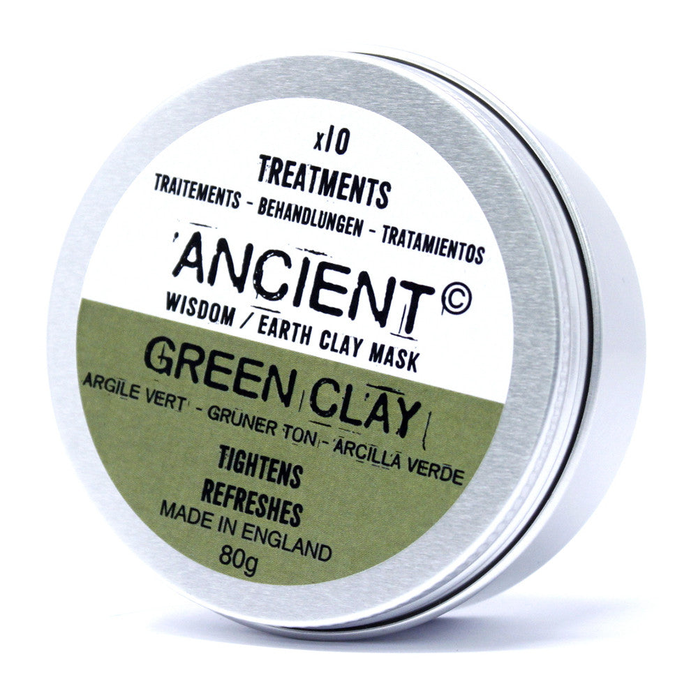 Clay Face Mask - Green Clay - Tightening & Refreshing - 80 g