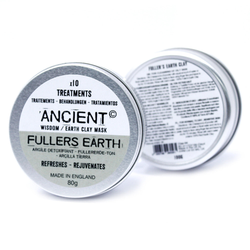 Clay Face Mask - Fullers Earth - Refreshing & Rejuvenating - 80 g