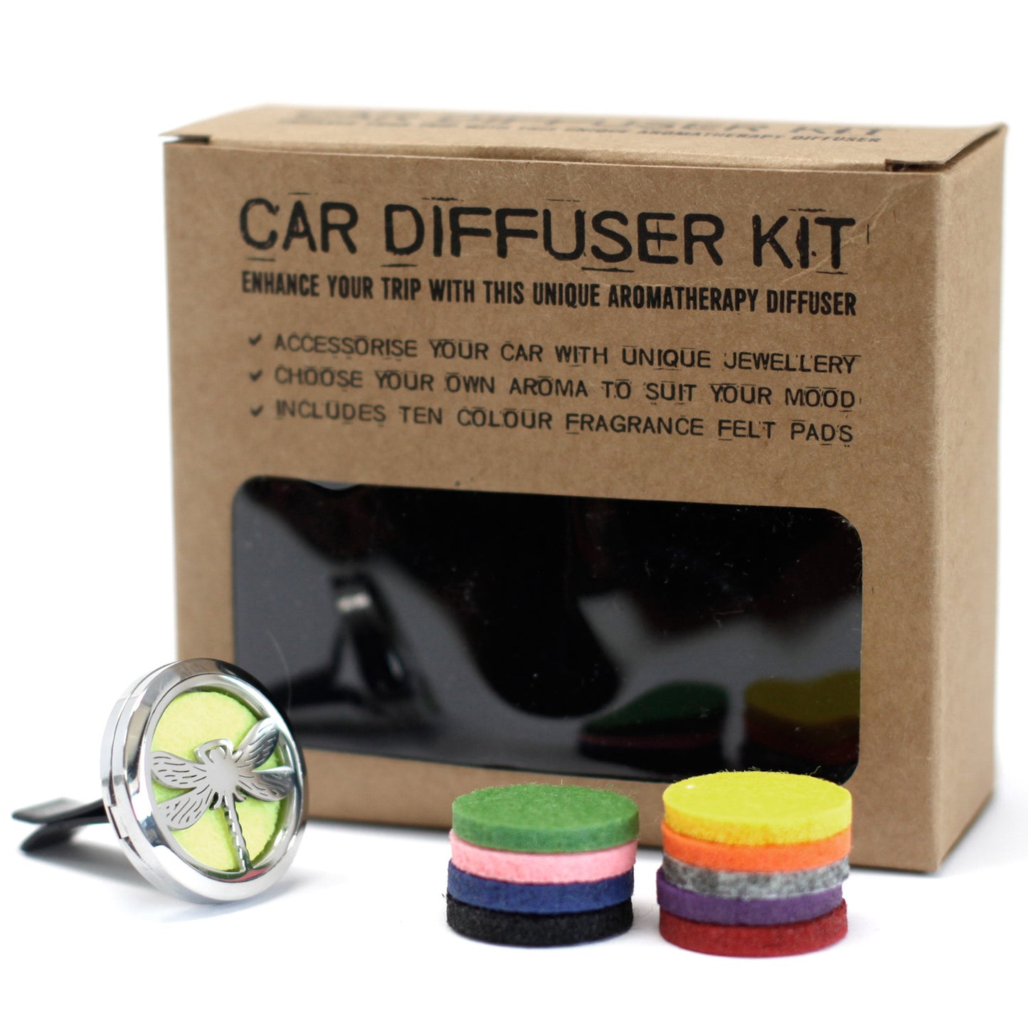 Car Diffuser Set - Dragonfly - 30 mm
