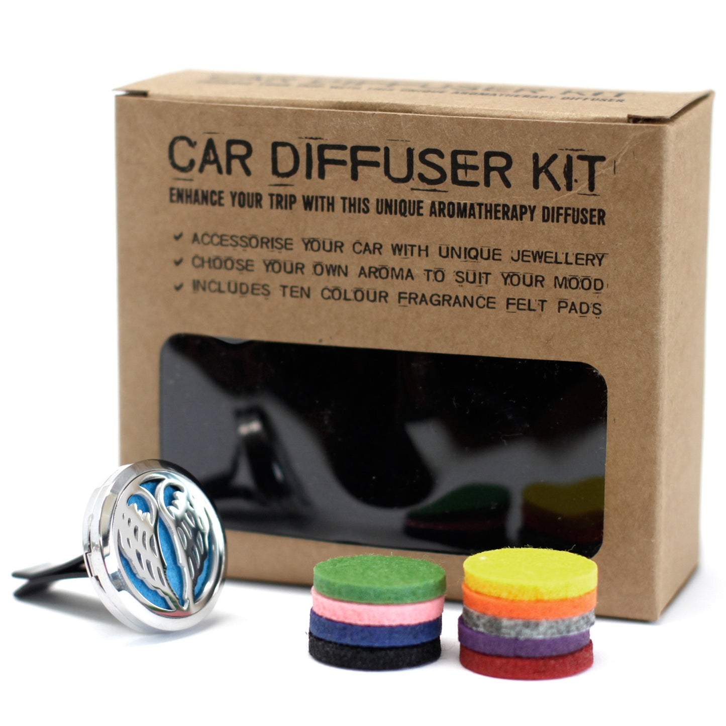 Car Diffuser Set - Angel Wings - 30 mm