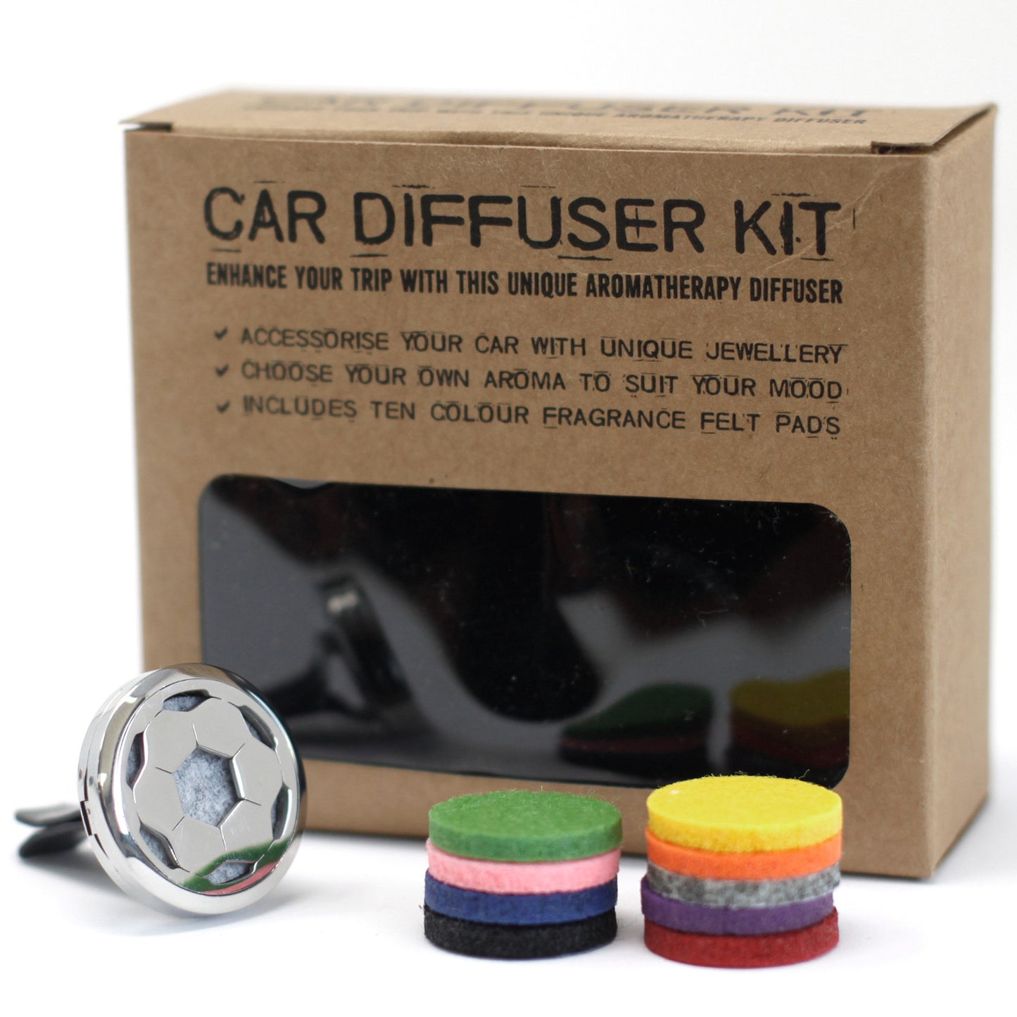 Car Diffuser Set - Football - 30 mm