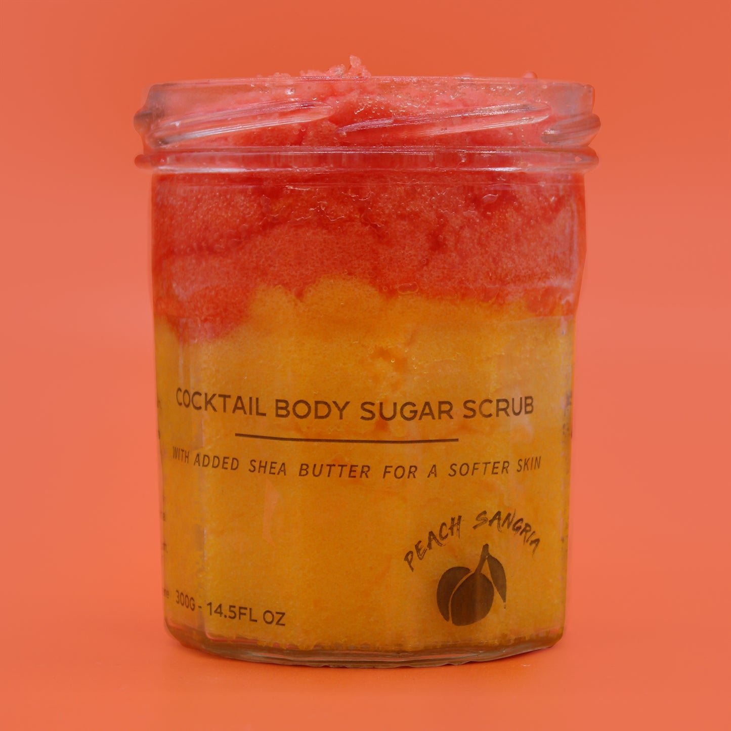 Fragranced Sugar Body Scrub - Peach Sangria - 300 g