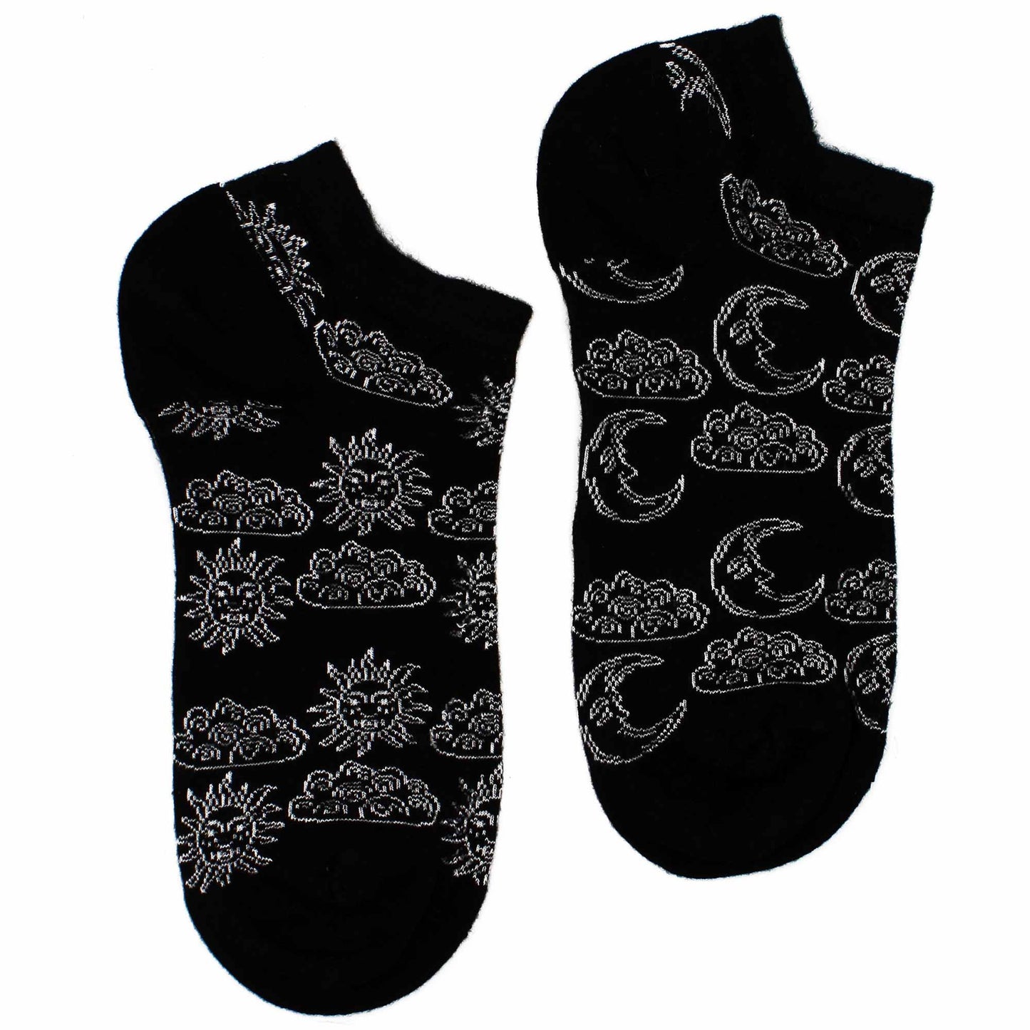 Hop Hare Bamboo Socks - Low Cut - Day and Night - Small / Medium (3.5 - 6.5)
