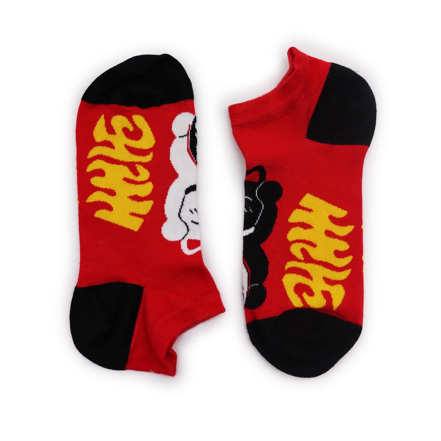 Hop Hare Bamboo Socks - Low Cut - Lucky Cat - Small / Medium (3.5 - 6.5)