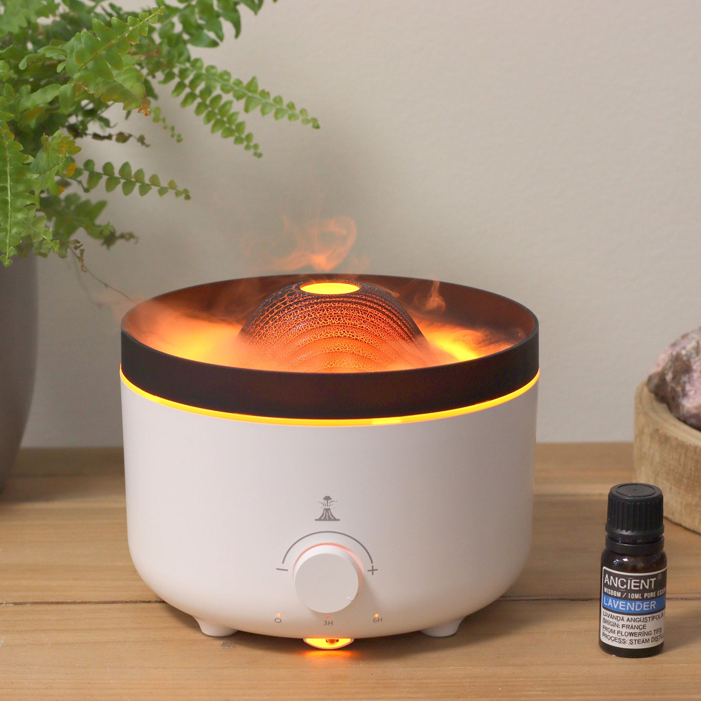 Large Volcano Effect Aroma Diffuser (plug) Two Colours - 560 ml