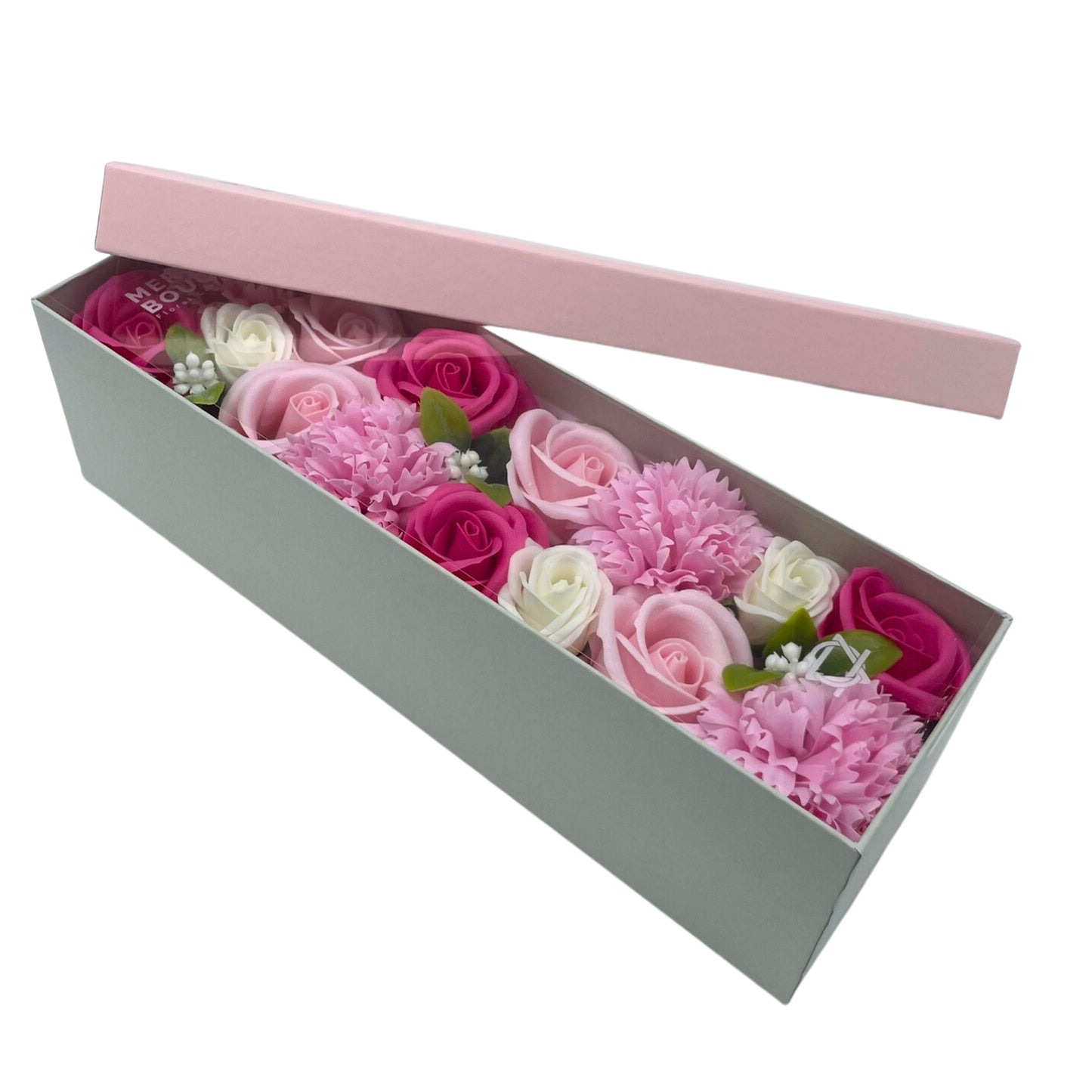 Baby Blessings Soap Flowers - Pinks in Long Box
