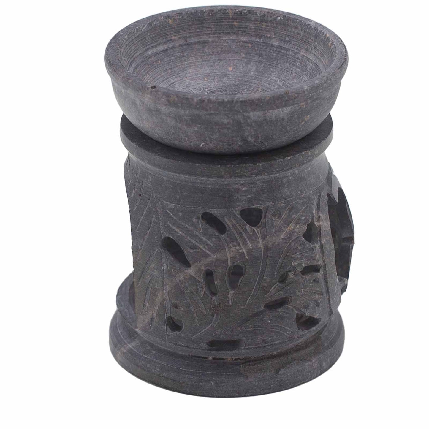 Soapstone Oil Burner - Om - Small - 8 cm