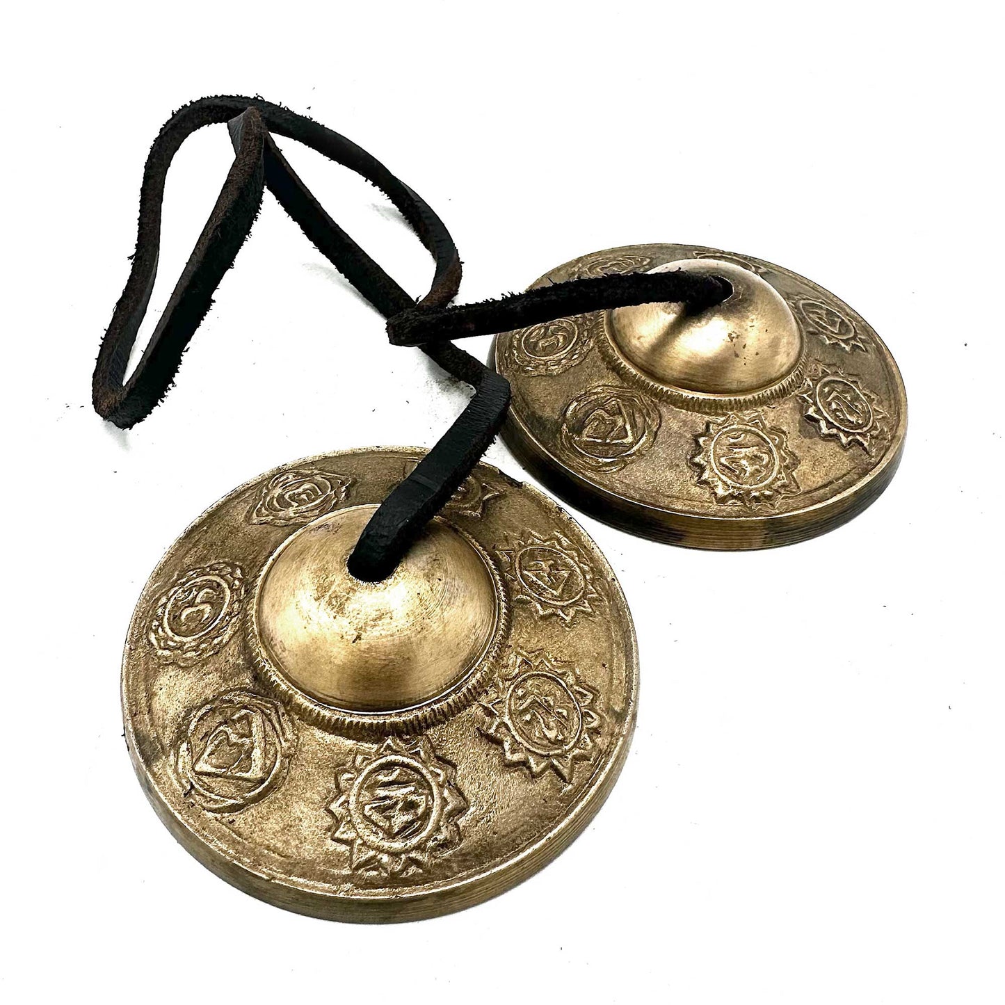 Tibetan Tingsha Cymbals - Seven Charkra - 7 cm