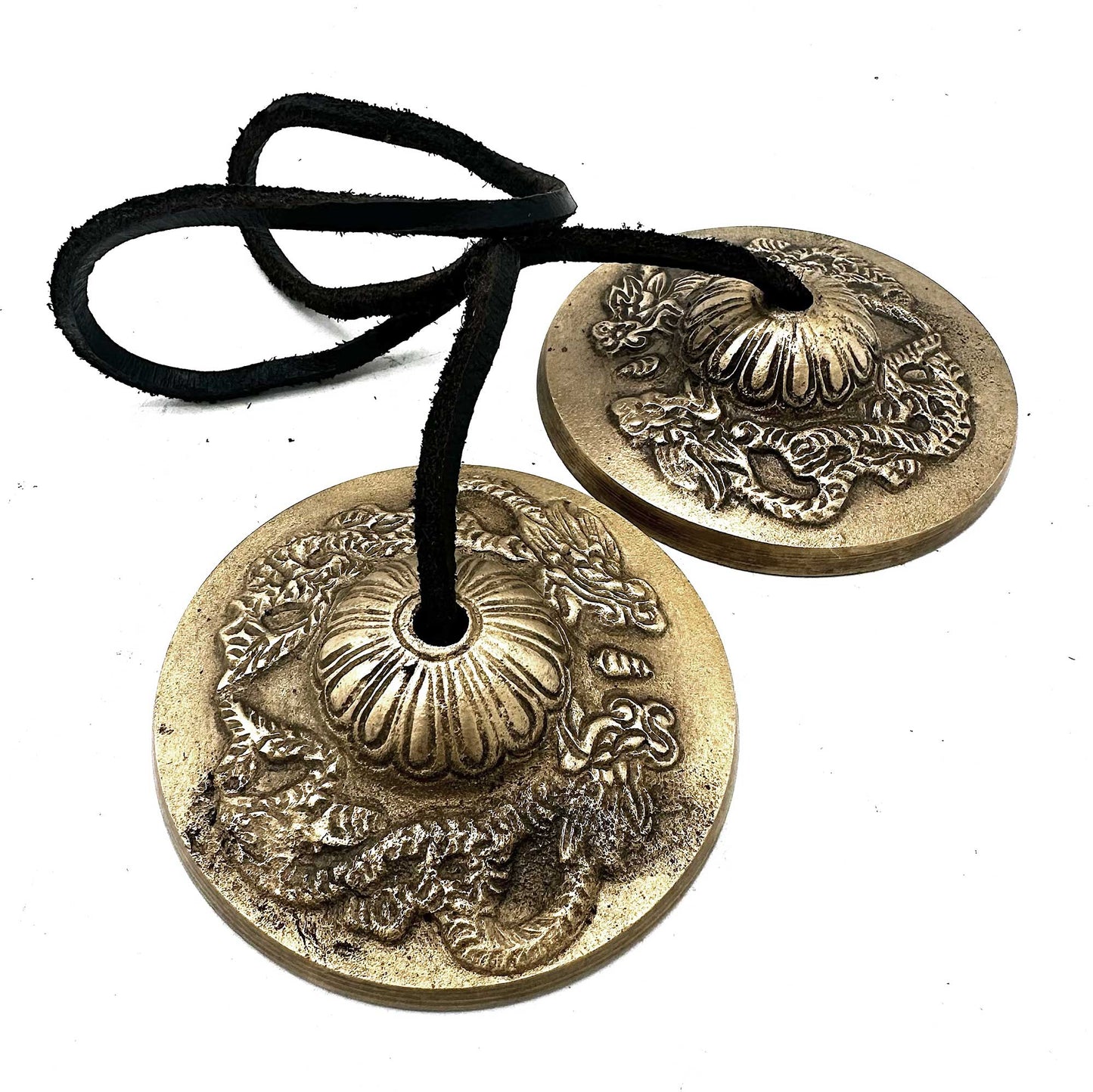 Tibetan Tingsha Cymbals - Dragon - 7.4 cm