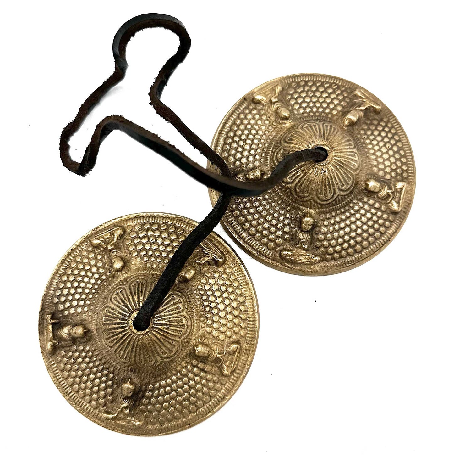 Tibetan Tingsha Cymbals - Five Buddha - 9.5 cm