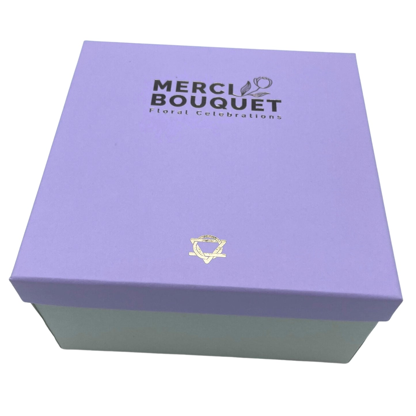 Baby Blessings Soap Flowers - Blues in Square Box