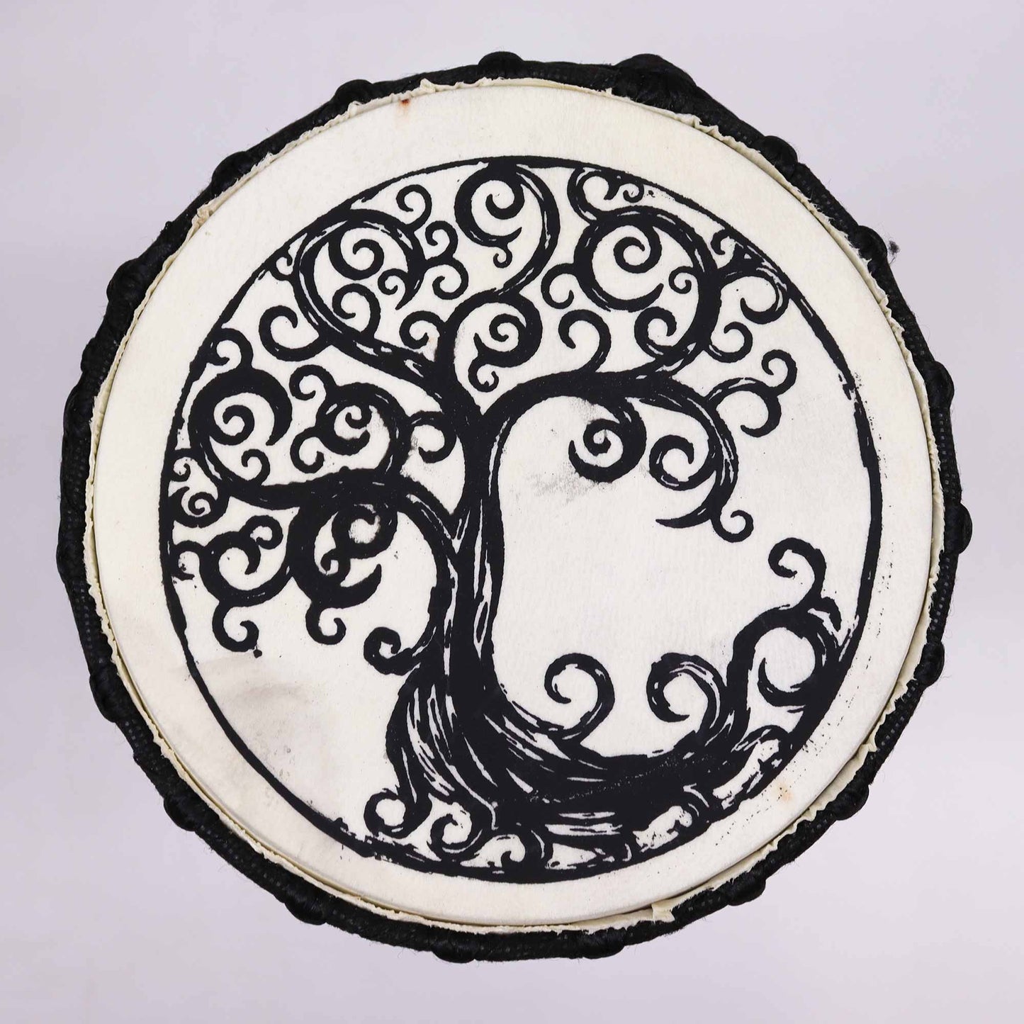 Wide Top Djembe Drum - Tree of Life - 40 cm