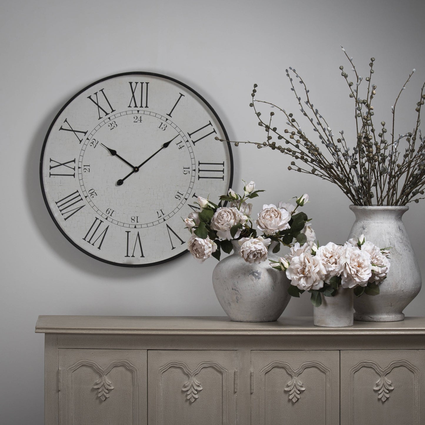 Embossed Station Clock - Large