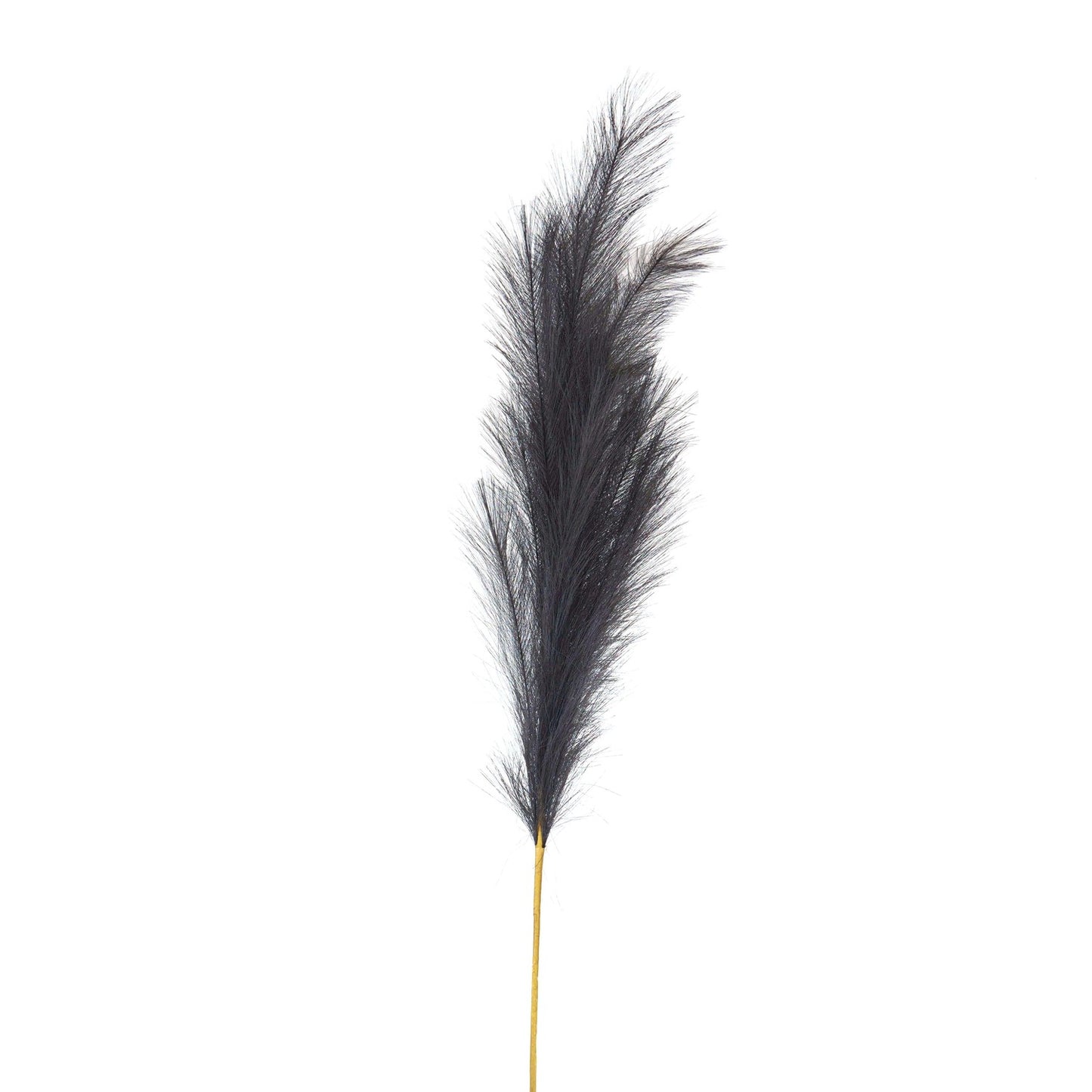 Grey Faux Pampas Grass Stem - Large