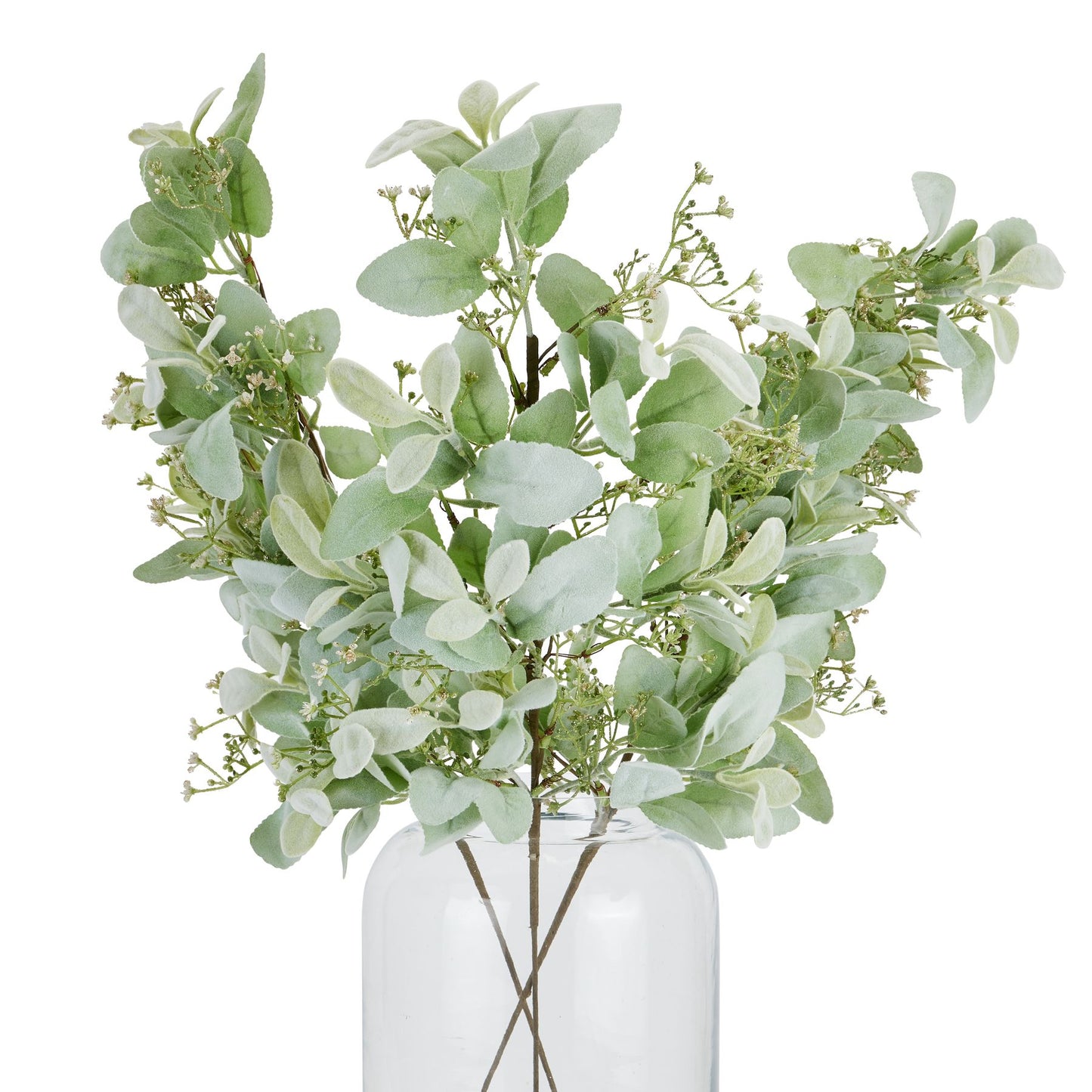Winter Sprig With Lambs Ear And Wax Flower - Large
