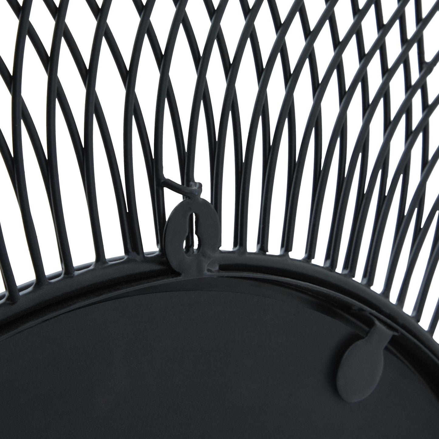 Rio Black Wire Mirror - Large