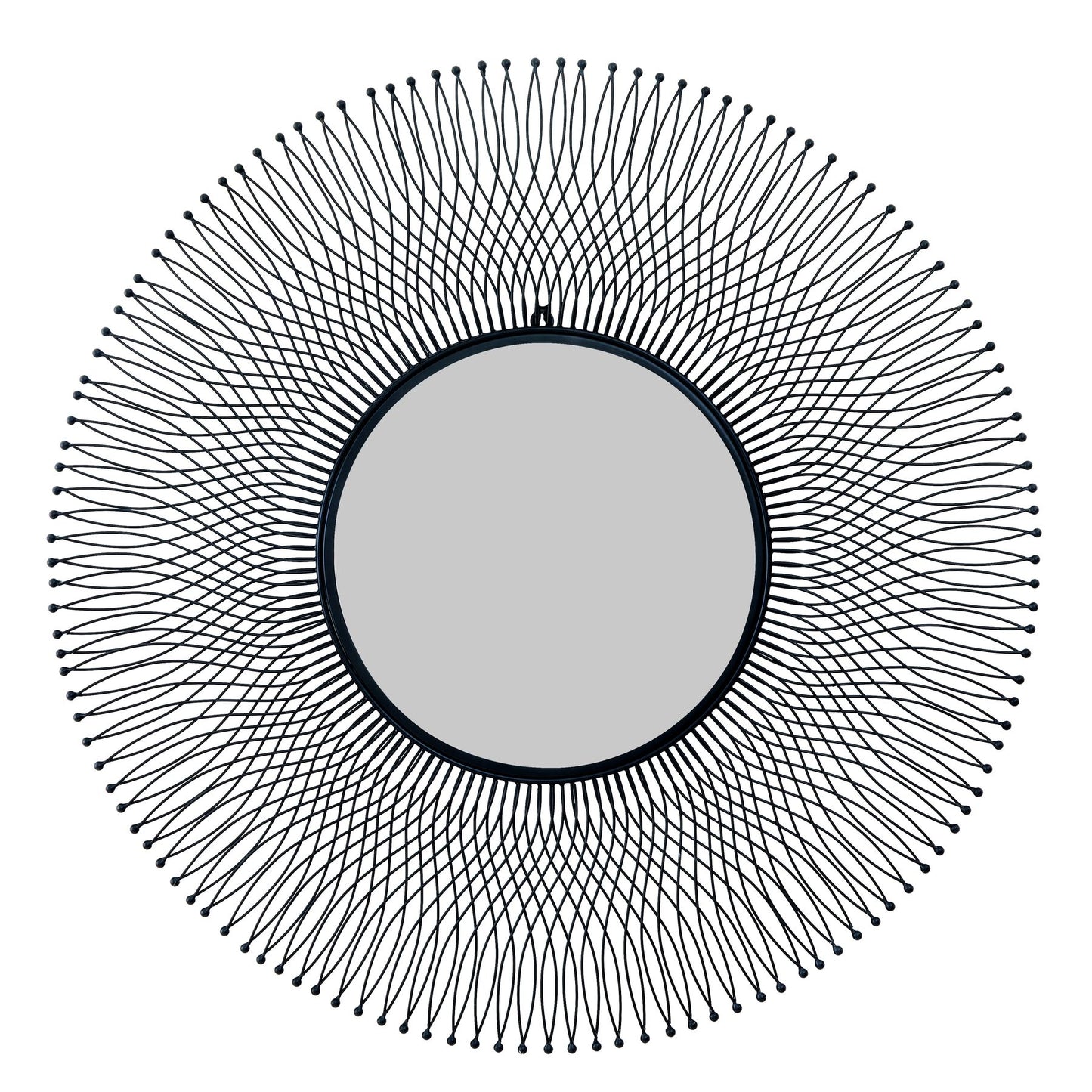 Rio Black Wire Mirror - Large