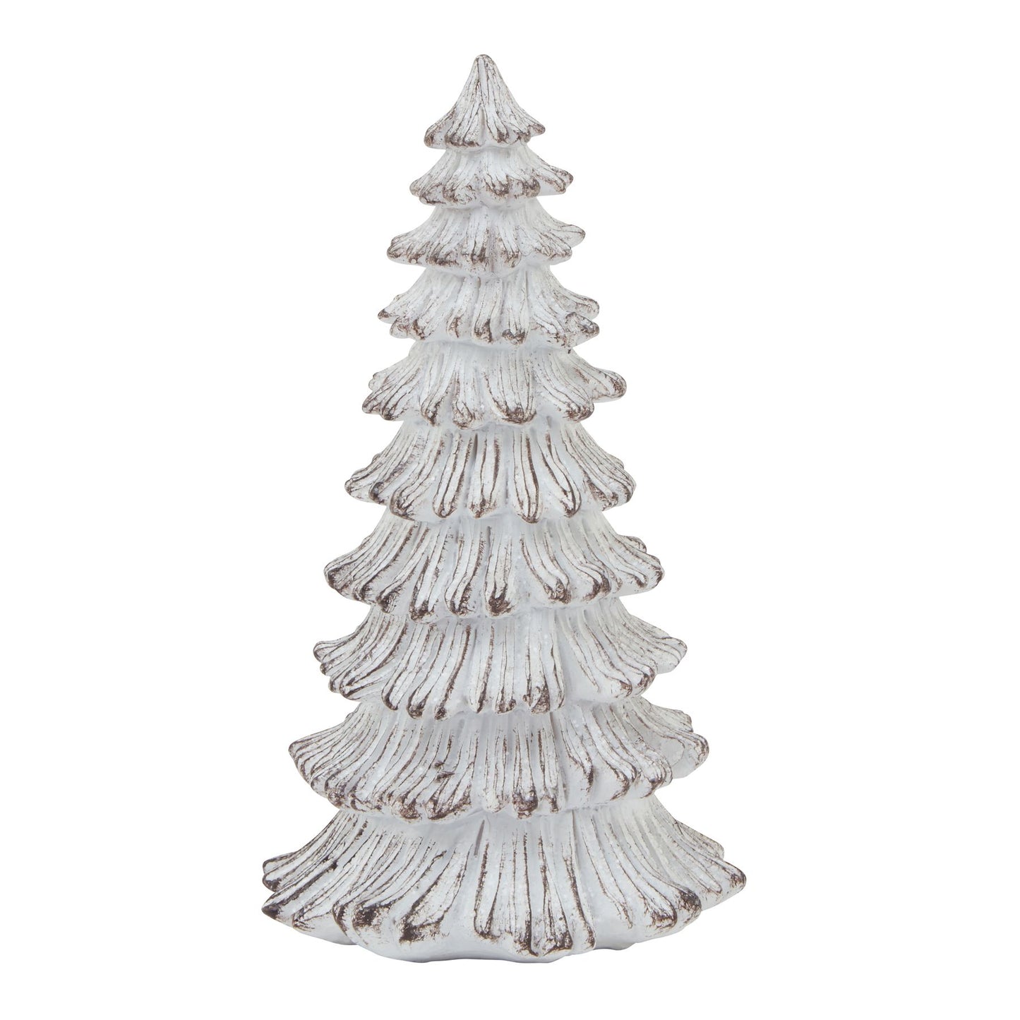 Snowy Fir Tree Sculpture - Small