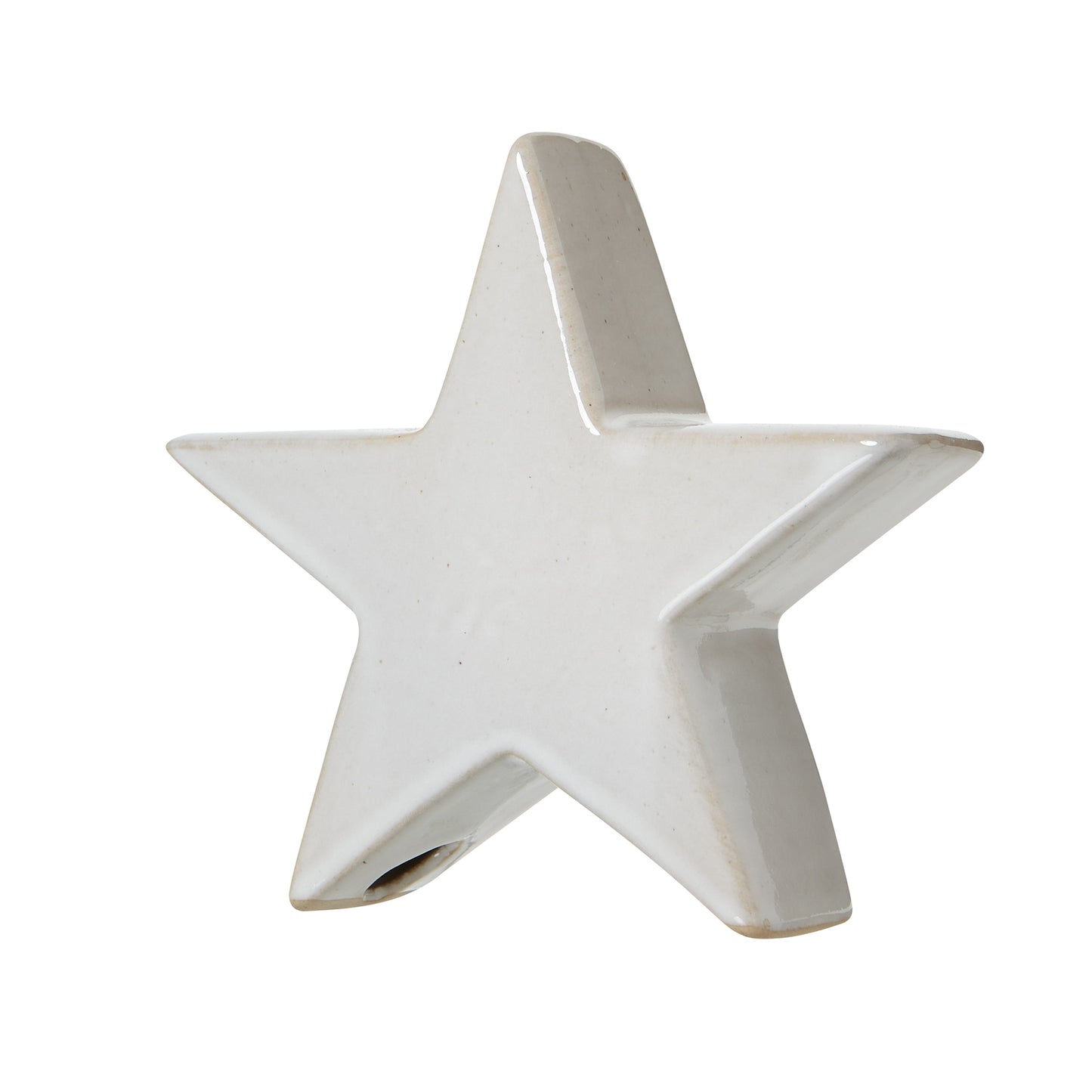 Ceramic Standing Star Decoration - Small