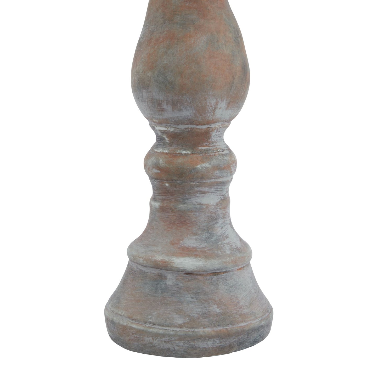 Siena Brown Column Candle Holder - Large