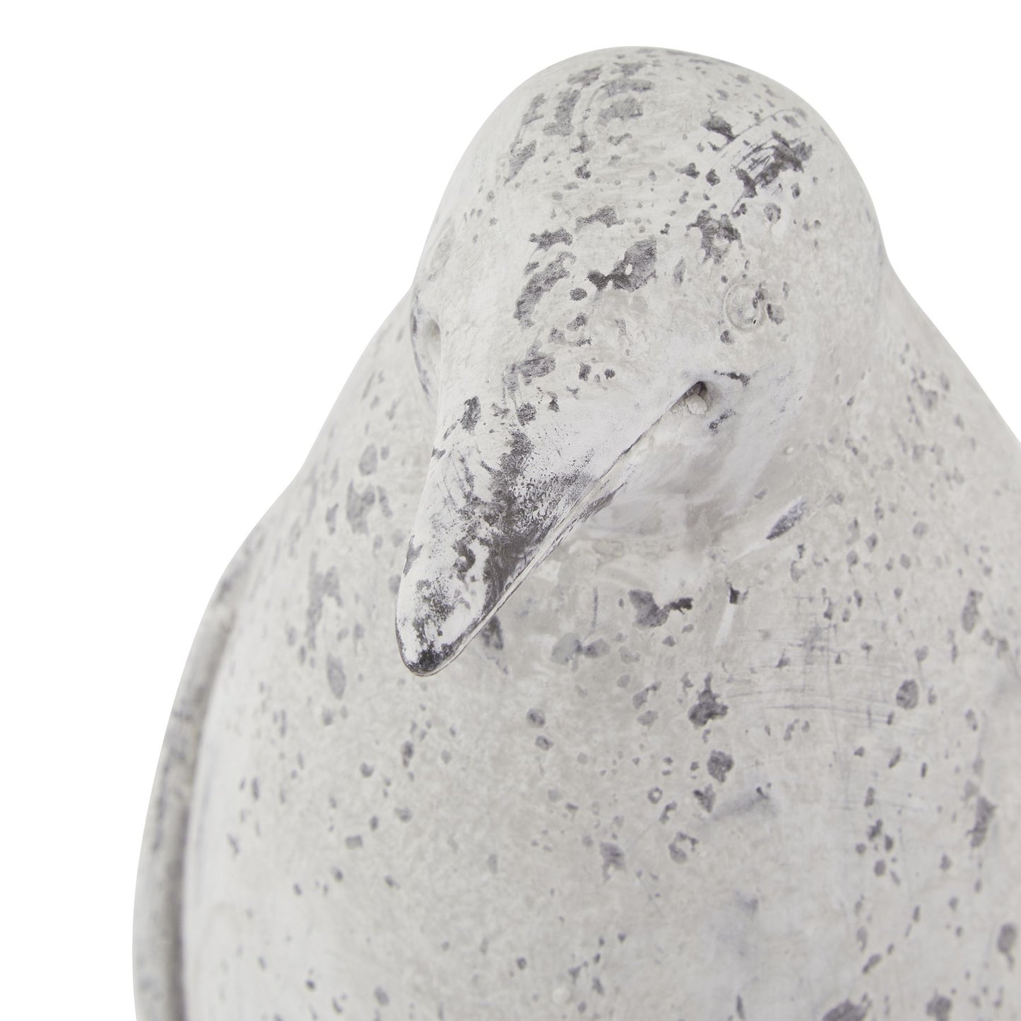 Grey Stone Effect Penguin Statue - Small