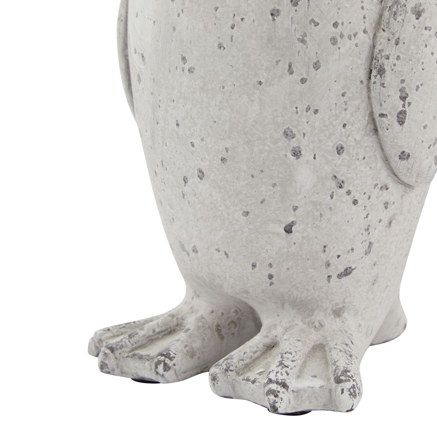 Grey Stone Effect Penguin Statue - Small