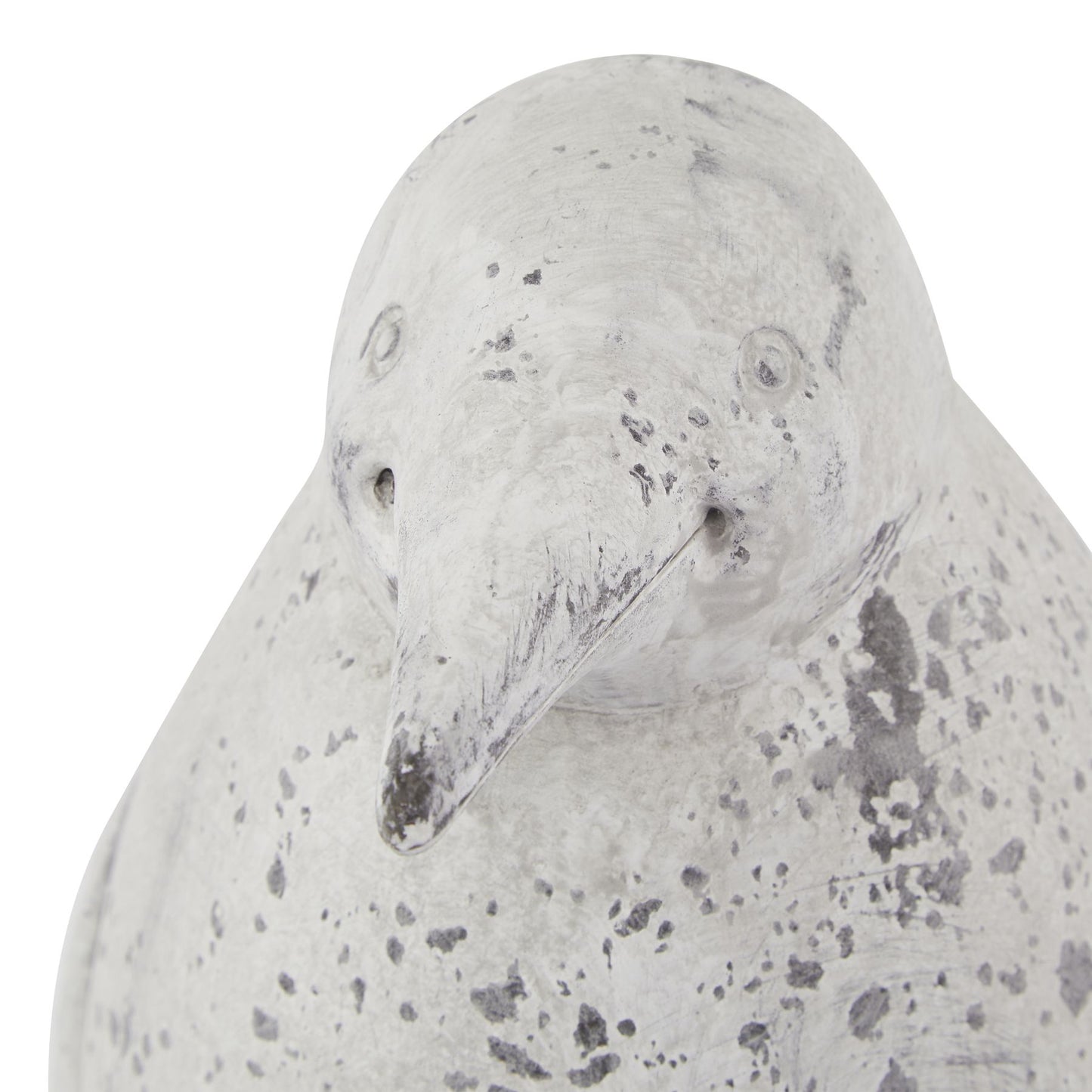 Grey Stone Effect Penguin Statue - Medium