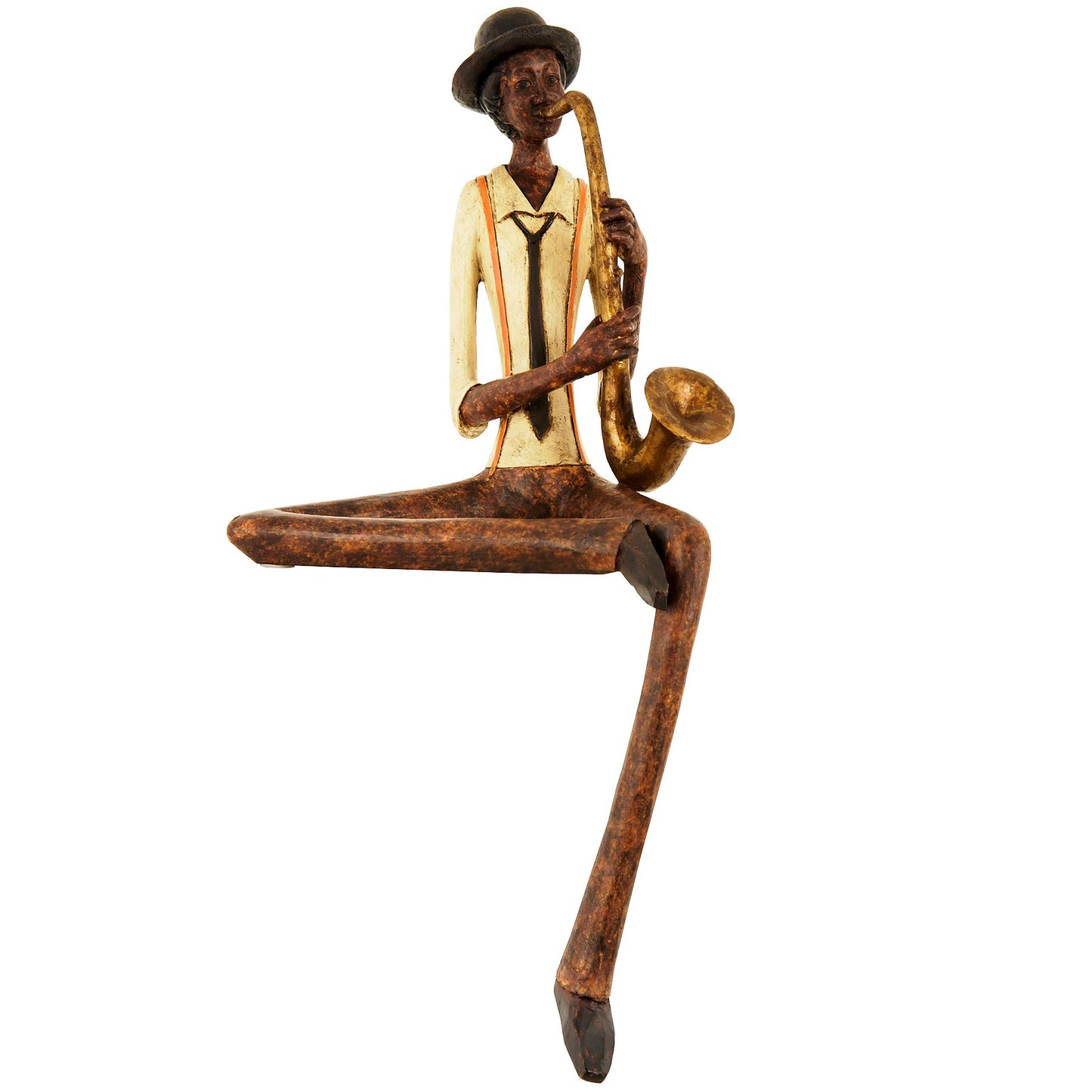 Sitting Jazz Band Ornament - Saxophonist