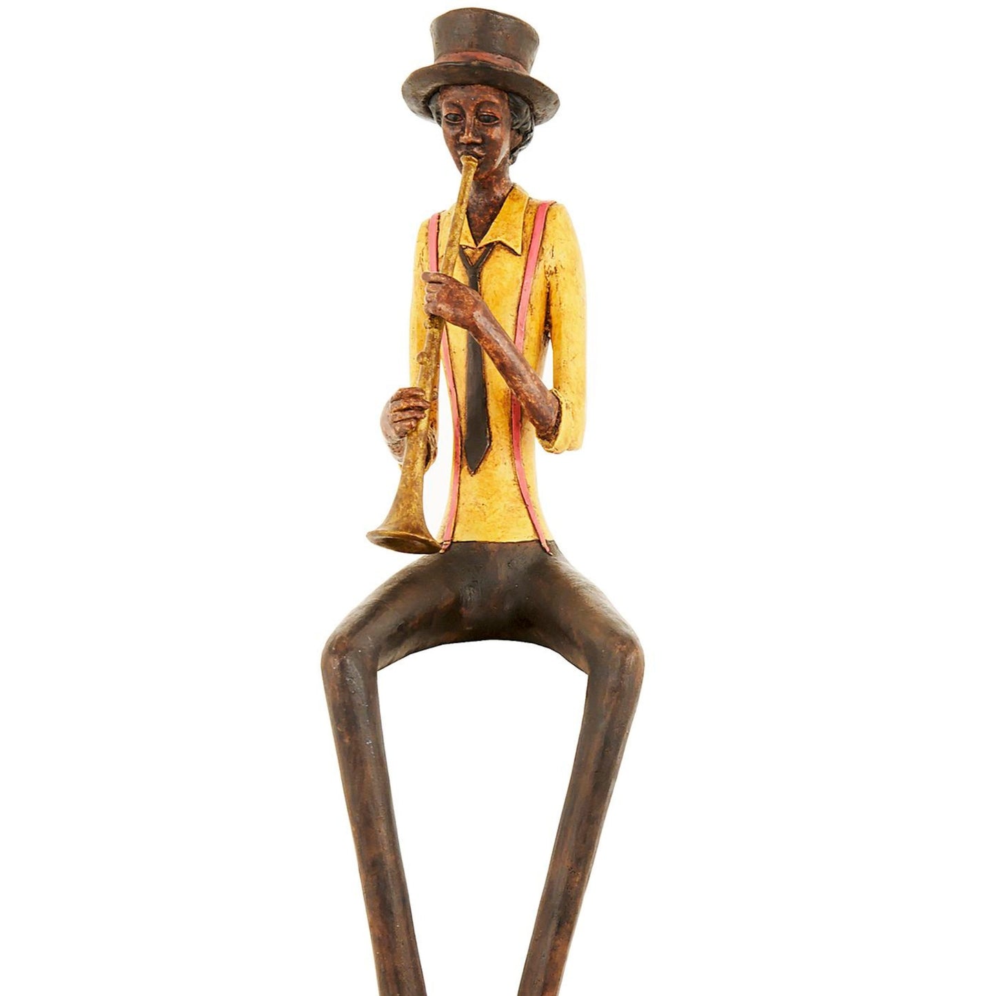 Sitting Jazz Band Ornament - Trumpeter