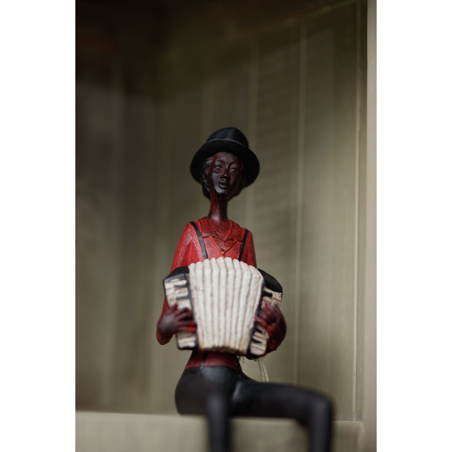 Sitting Jazz Band Ornament - Squeeze Box