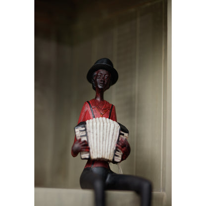 Sitting Jazz Band Ornament - Squeeze Box