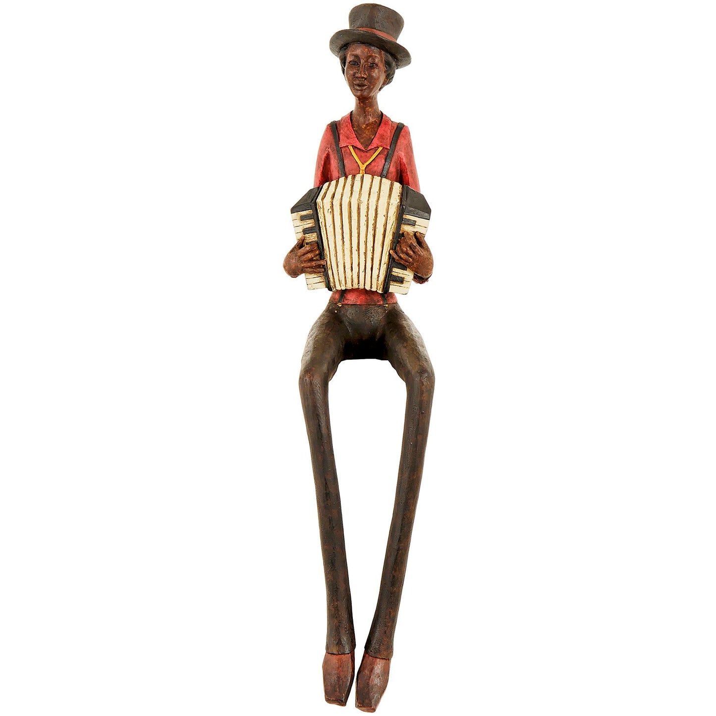 Sitting Jazz Band Ornament - Squeeze Box