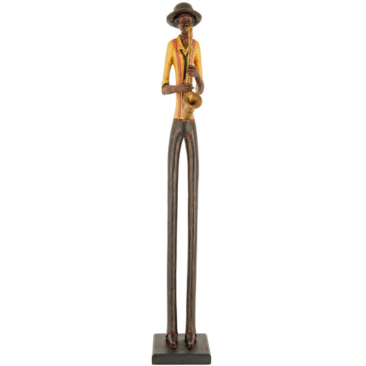 Standing Jazz Band Ornament - Saxophonist