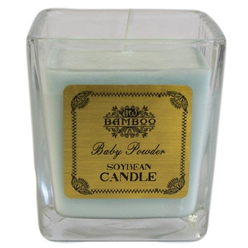 Soybean Wax Scented Candle in Chunky Jar - Baby Powder
