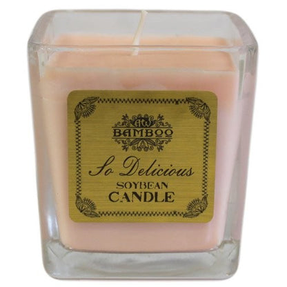 Soybean Wax Scented Candle in Chunky Jar - So Delicious