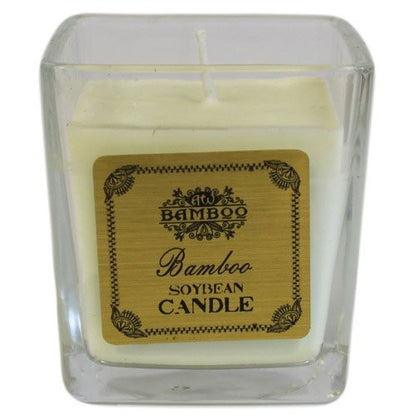 Soybean Wax Scented Candle in Chunky Jar - Bamboo