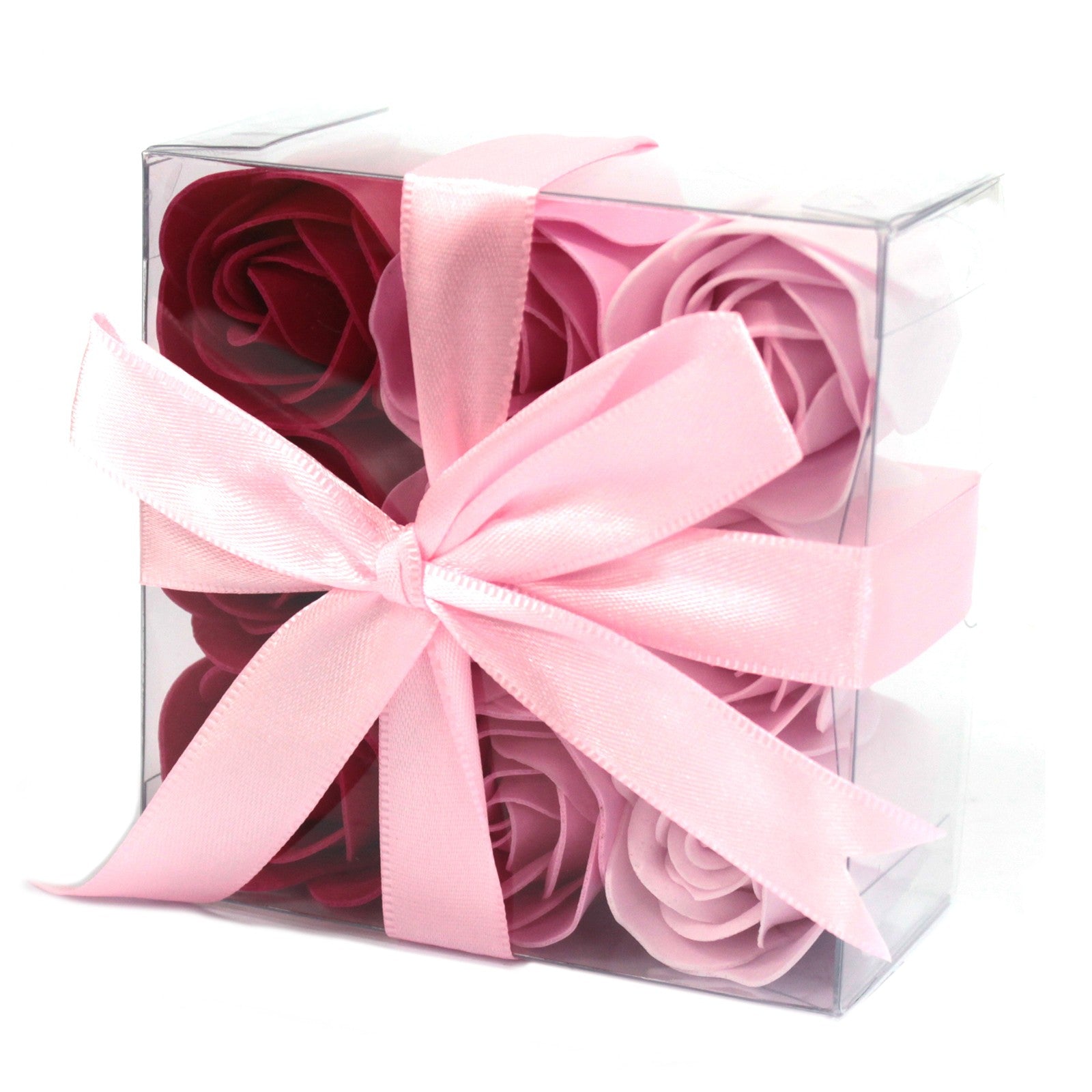 Luxury Soap Flowers - Set of 9 - Pink  Roses