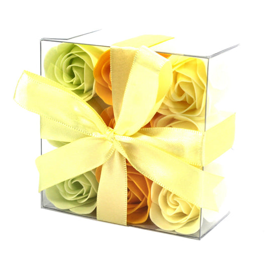Luxury Soap Flowers - Set of 9 - Spring Roses