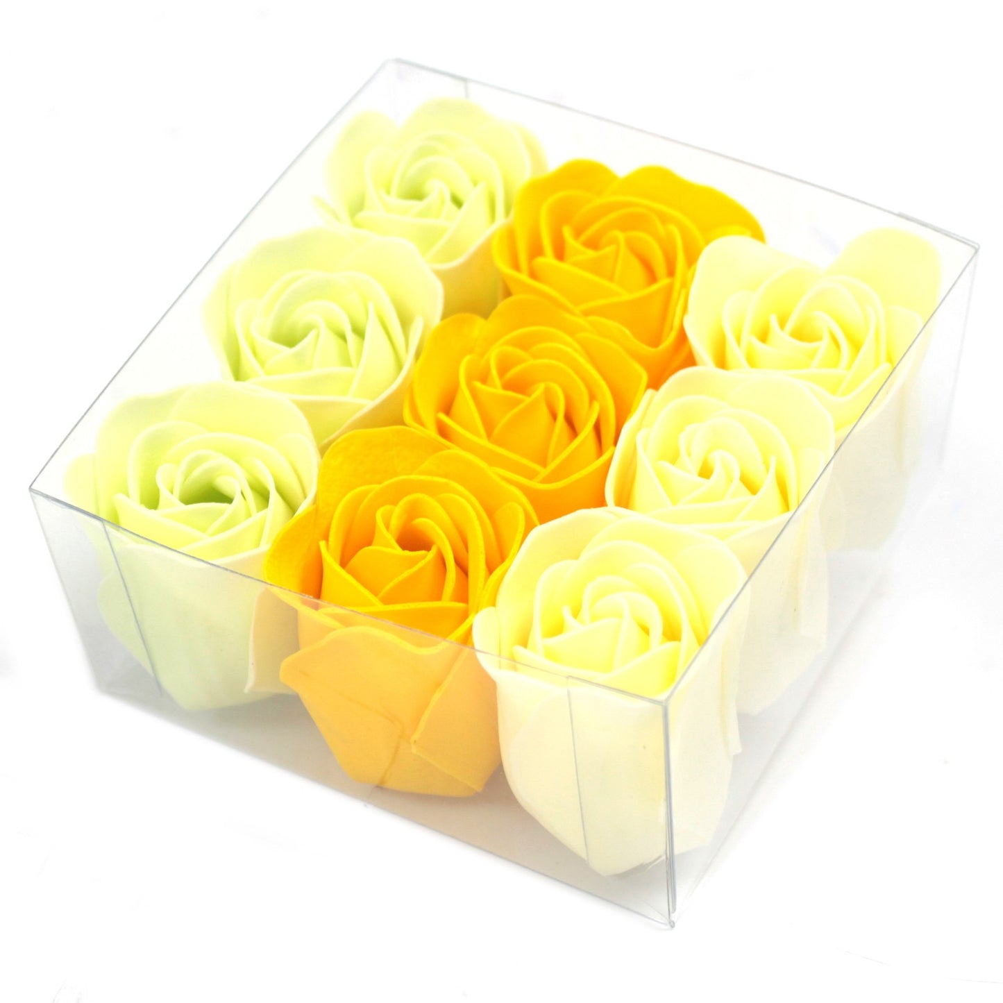 Luxury Soap Flowers - Set of 9 - Spring Roses