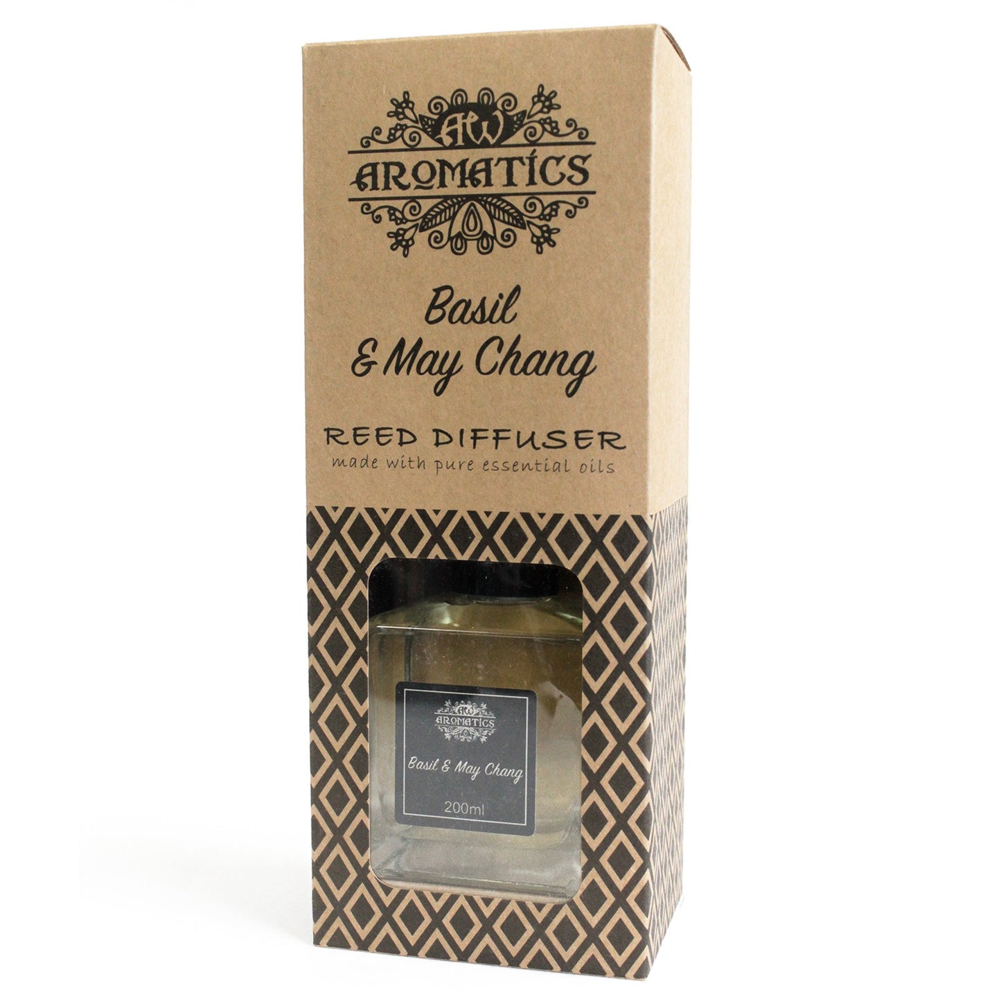 Reed Diffuser - Basil & Maychang Essential Oil - 200 ml