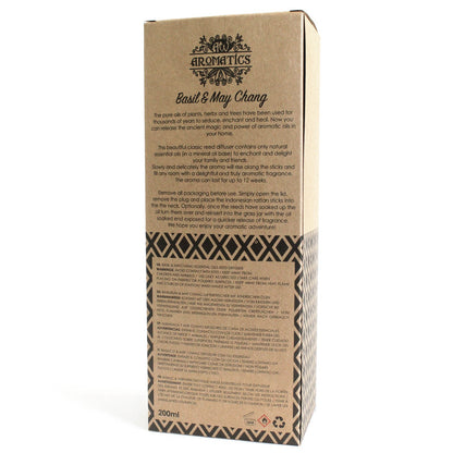 Reed Diffuser - Basil & Maychang Essential Oil - 200 ml