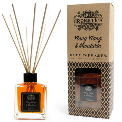 Reed Diffuser - Ylang Ylang & Mandarin Essential Oil - 200 ml