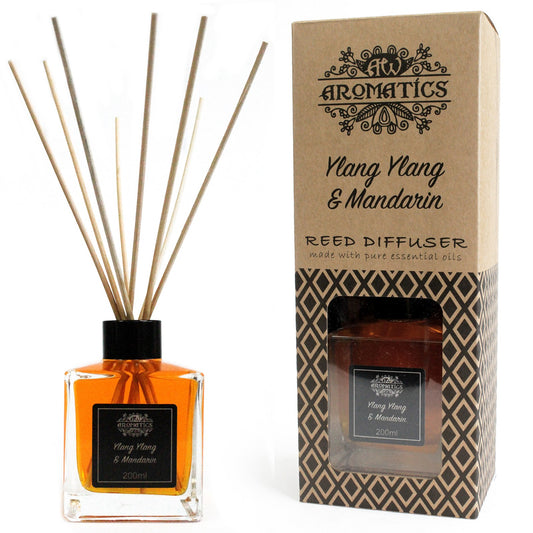 Reed Diffuser - Ylang Ylang & Mandarin Essential Oil - 200 ml