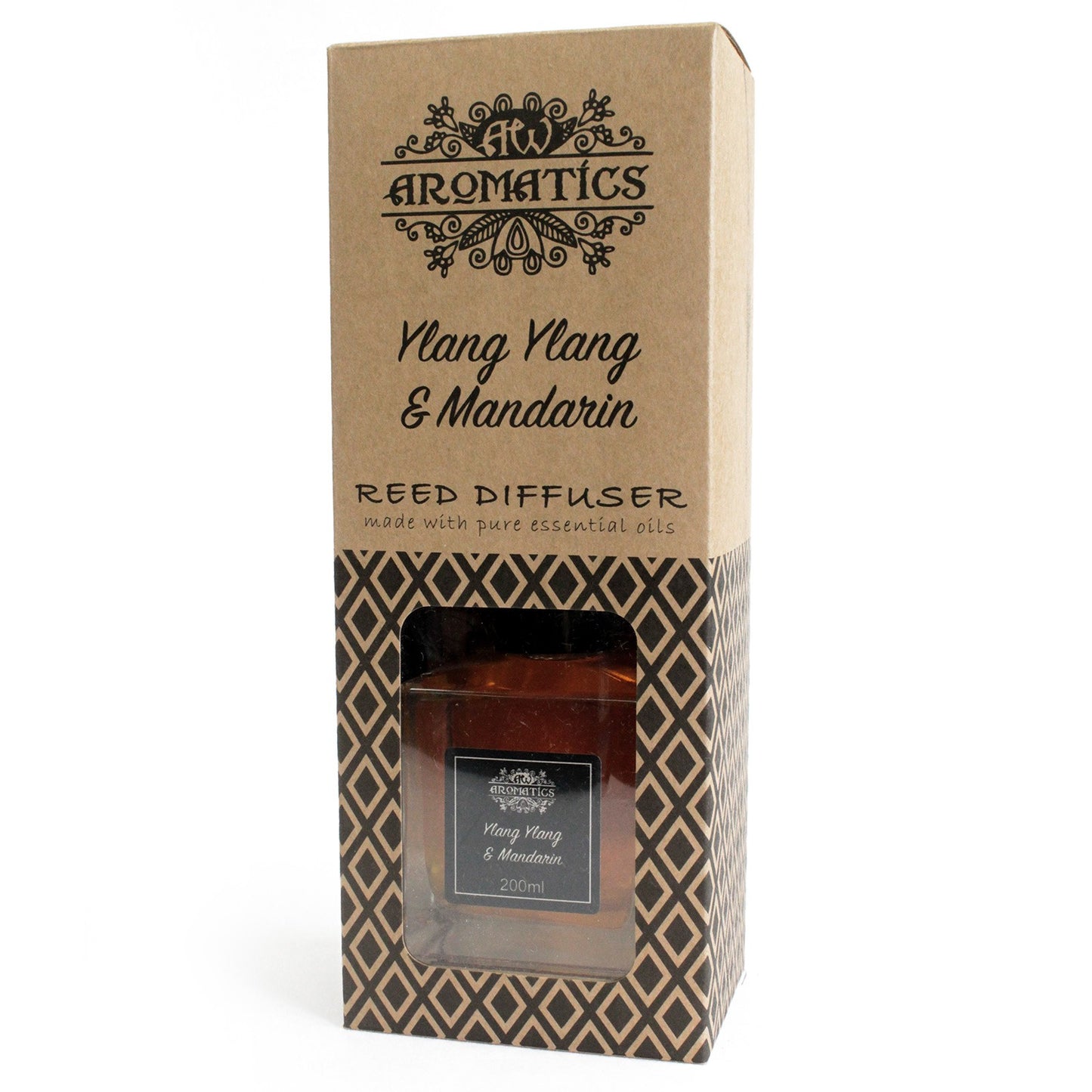 Reed Diffuser - Ylang Ylang & Mandarin Essential Oil - 200 ml