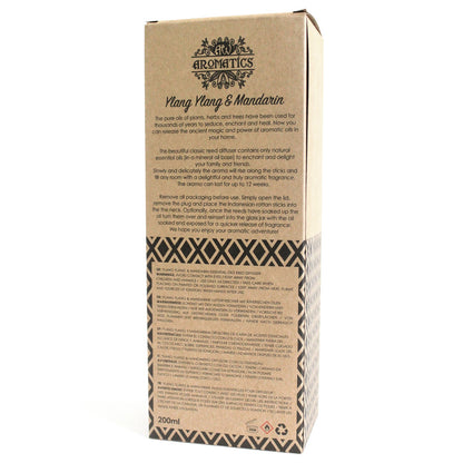 Reed Diffuser - Ylang Ylang & Mandarin Essential Oil - 200 ml