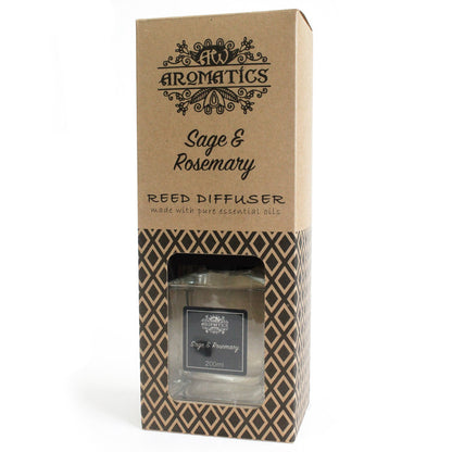 Reed Diffuser - Sage & Rosemary Essential Oil - 200 ml