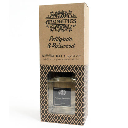 Reed Diffuser - Petitgrain & Rosewood Essential Oil - 200 ml